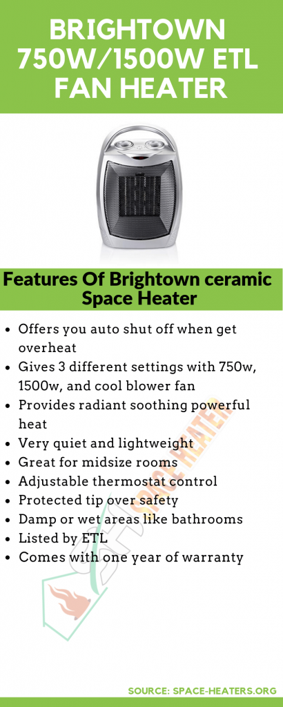 Brightown Heater Infographic